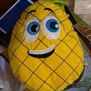 Yellow Pineapple Plush Pillow